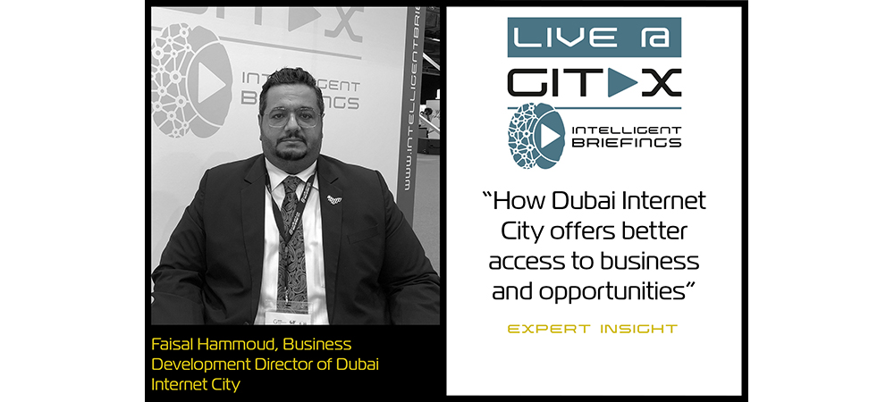 Live @ GITEX:  Faisal Hammoud, Business Development Director of Dubai Internet City