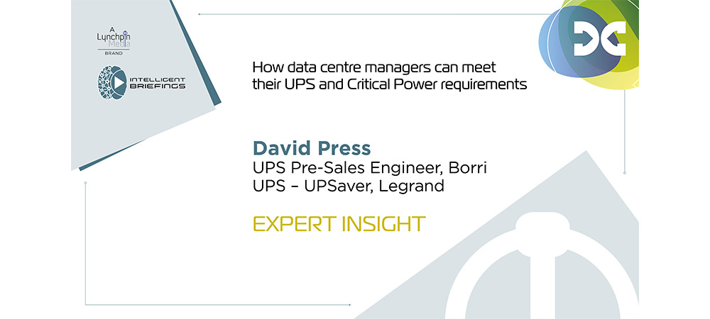 David Press, UPS Pre-Sales Engineer, Borri UPS – UPSaver, Legrand