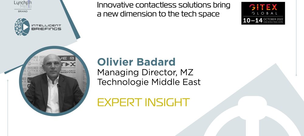 GITEX 2022: Olivier Badard, Managing Director, MZ Technologie, Middle East