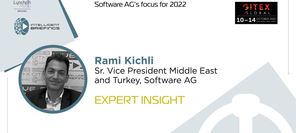 GITEX 2022: Rami Kichli, Sr. Vice President Middle East and Turkey, Software AG