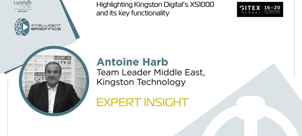 GITEX 2023: Antoine Harb, Team Leader Middle East, Kingston Technology