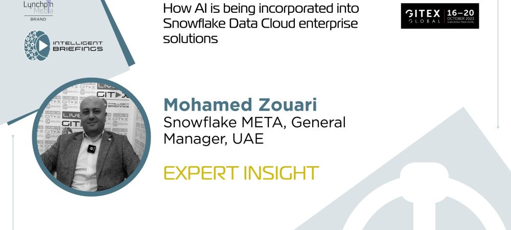 GITEX 2023: Mohamed Zouari, Snowflake META, General Manager, UAE