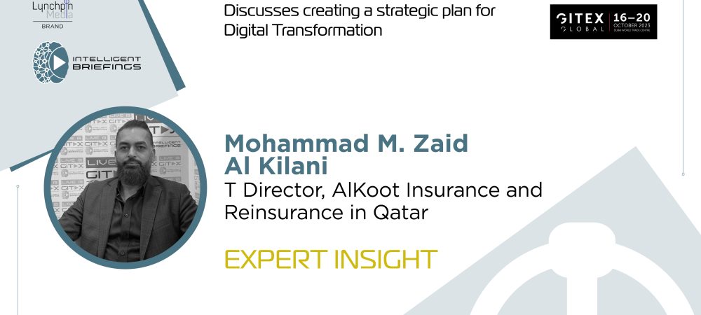GITEX 2023: Mohammad M. Zaid Al Kilani, IT Director, AlKoot Insurance and Reinsurance in Qata