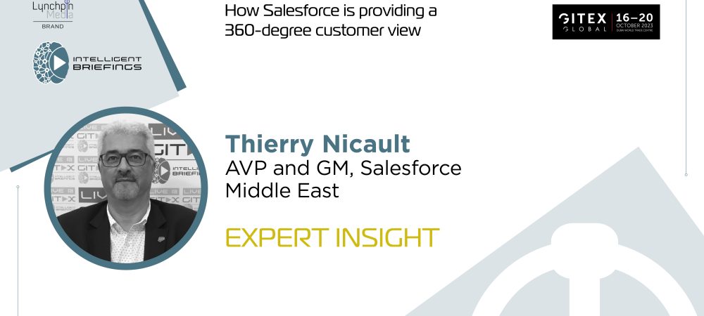 GITEX 2023: Thierry Nicault, AVP and GM, Salesforce Middle East